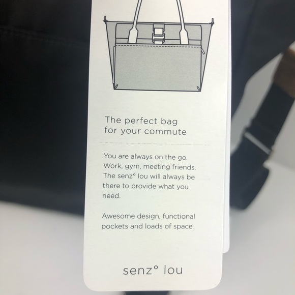 Senz LOU "PURE BLACK" HANDBAG - Picture 11 of 13